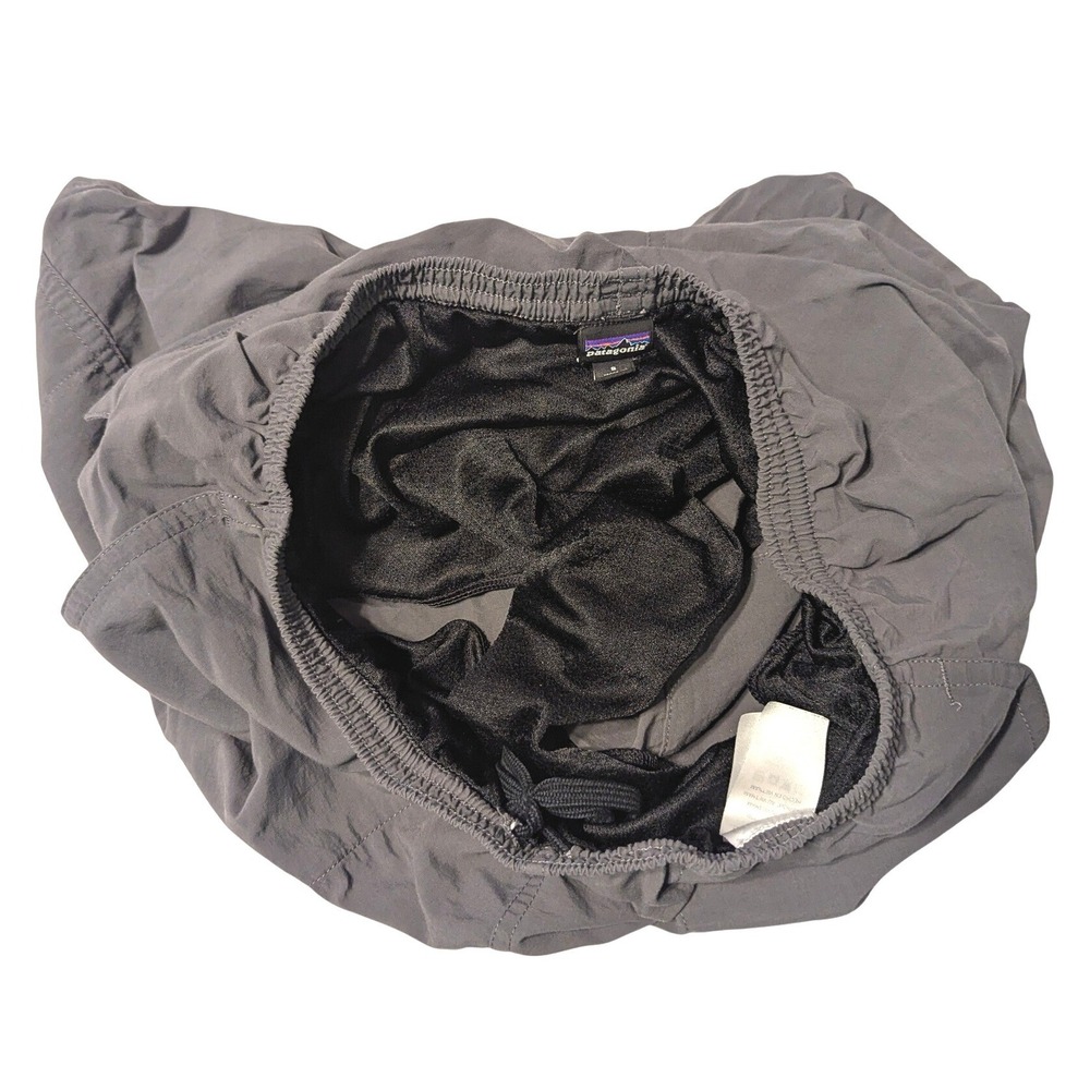 Patagonia Mens Small Baggies Longs 7" Shorts Forge Grey Nylon Mesh Liner 58033 - Picture 5 of 13